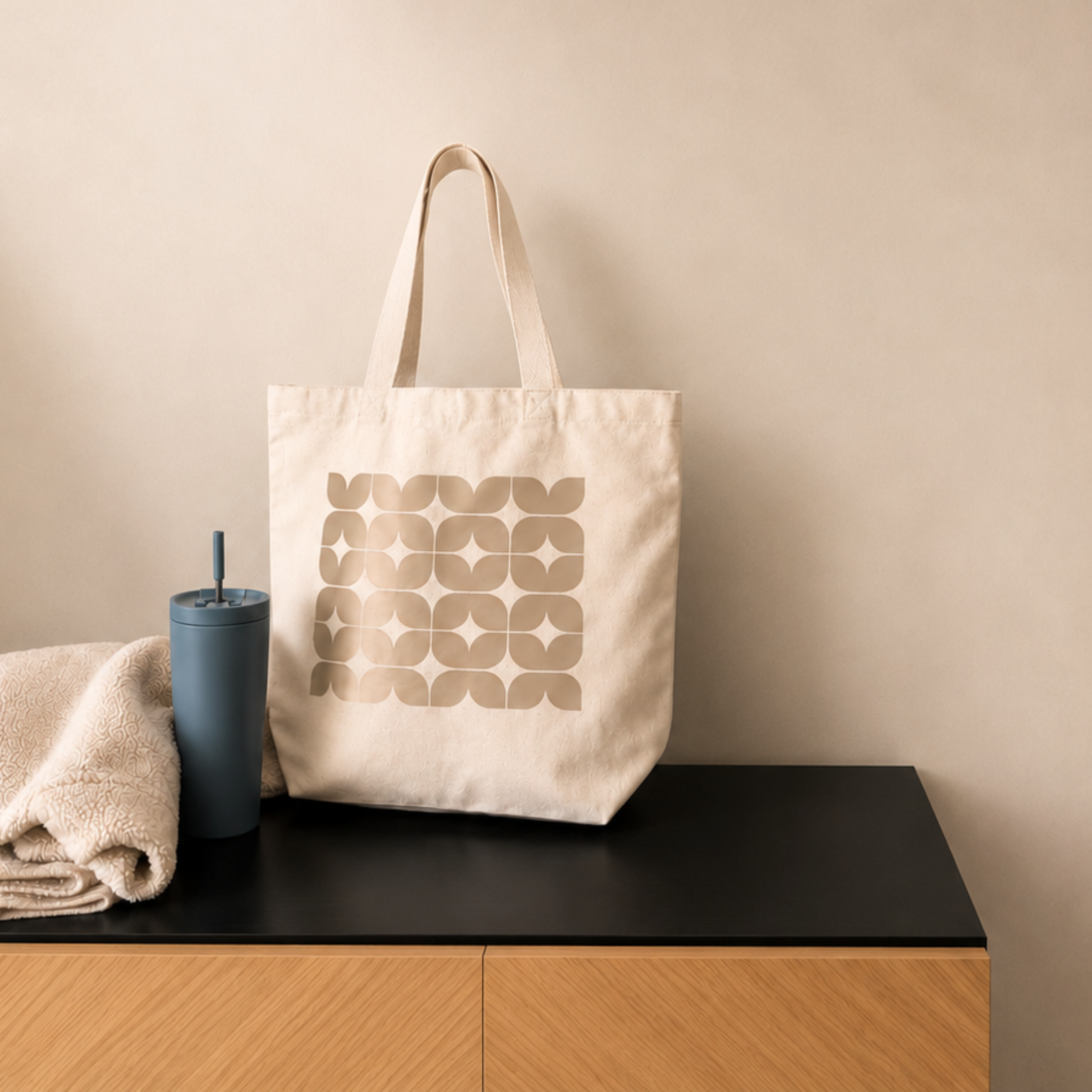 Natural Canvas Tote Bag