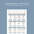 Mini Ball Pilates Workout Printable PDF