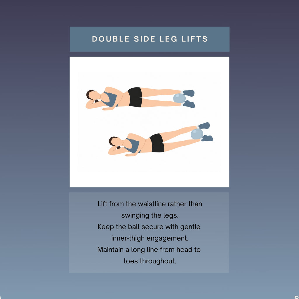 Mini Ball Pilates Workout Printable PDF