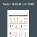Resistance Band Workout Plan Printable