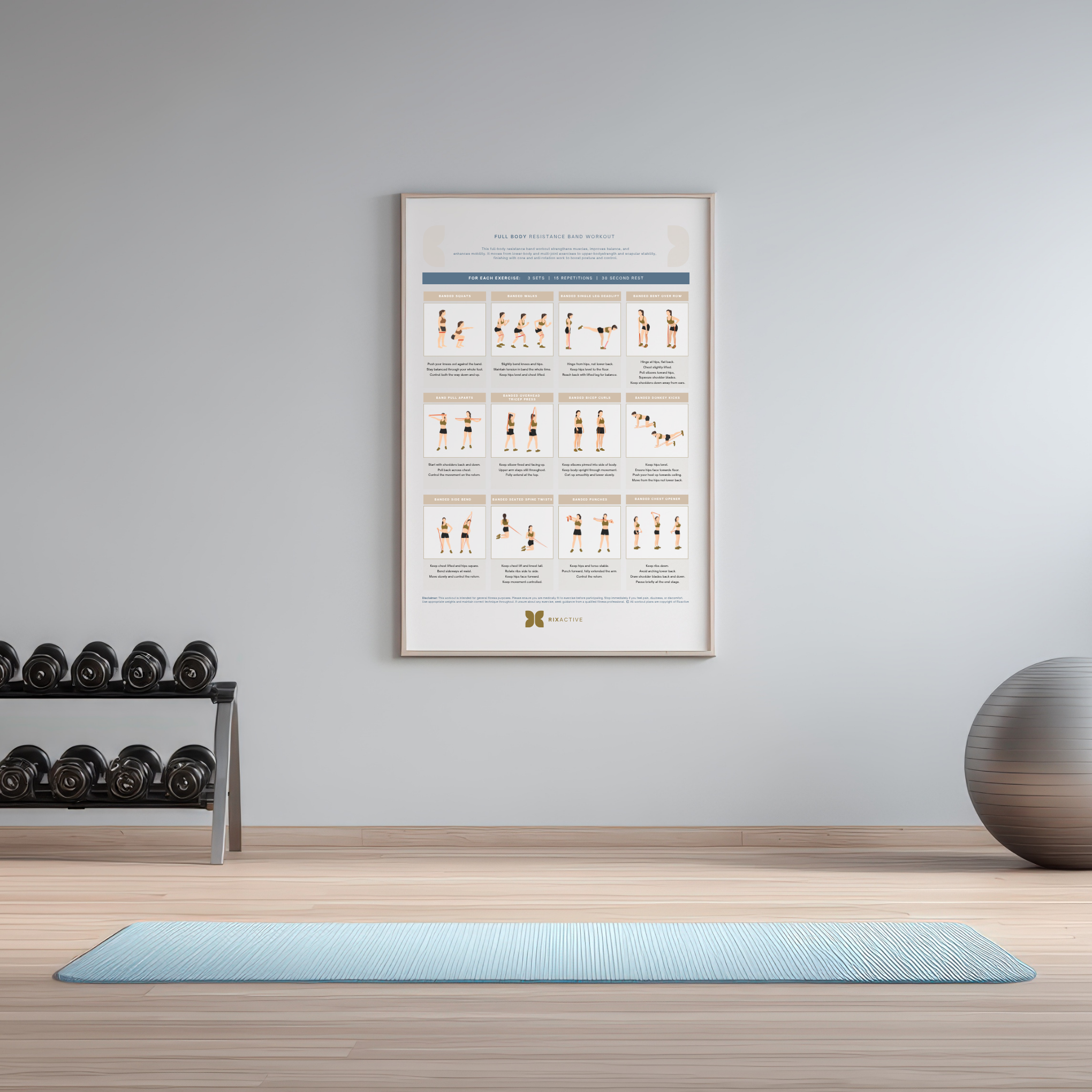 Resistance Band Workout Plan Printable